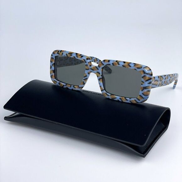 SALE! NEW Saint Laurent SL534 SUNRISE 008 Violet  Rectangle Unisex Sunglasses main image 7